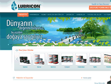 Tablet Screenshot of lubricon.com.tr